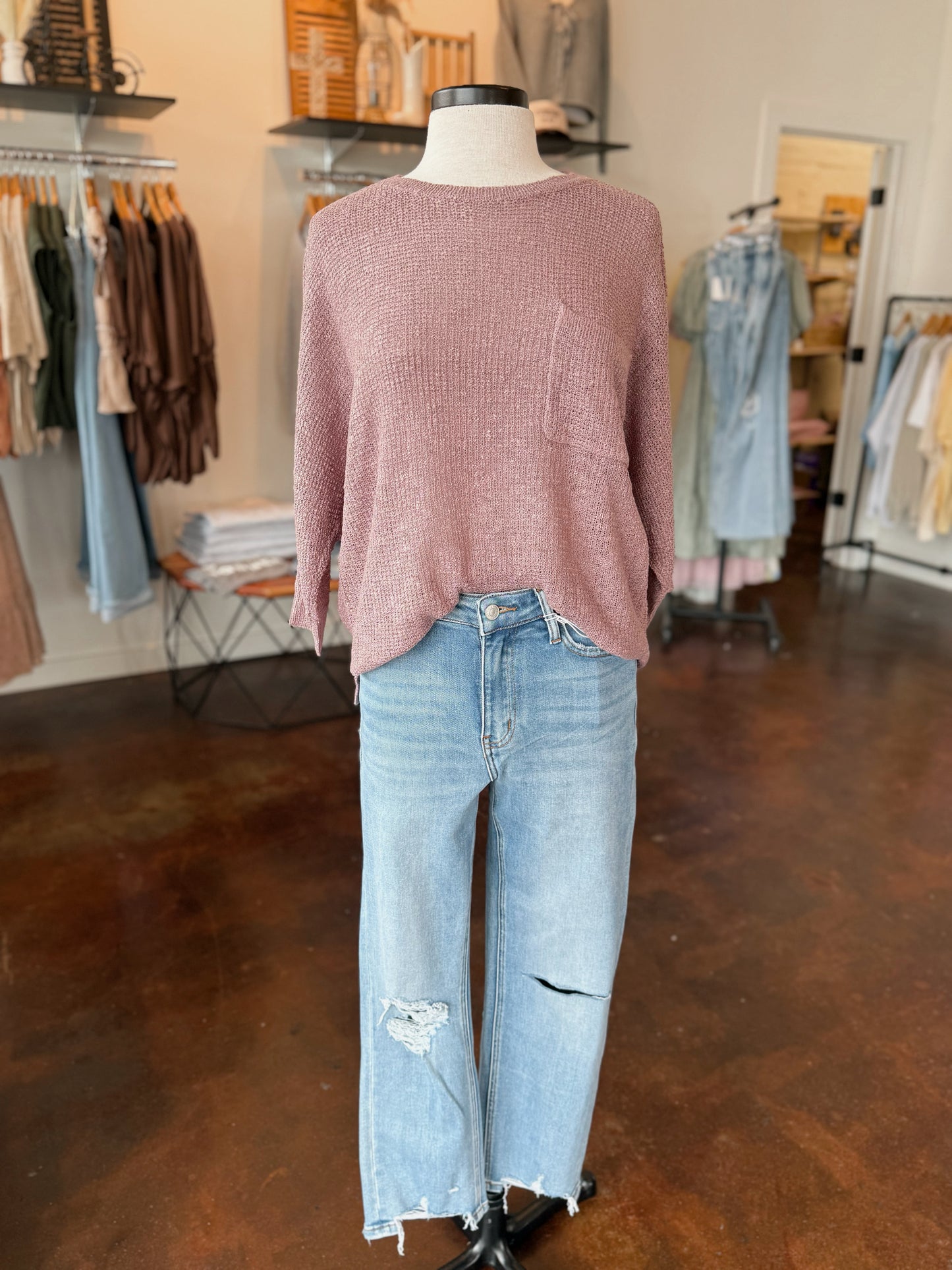 Relaxed Knit Sweater