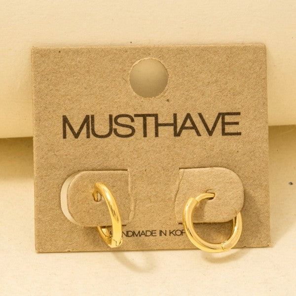 Mini Huggie Hoop Earrings