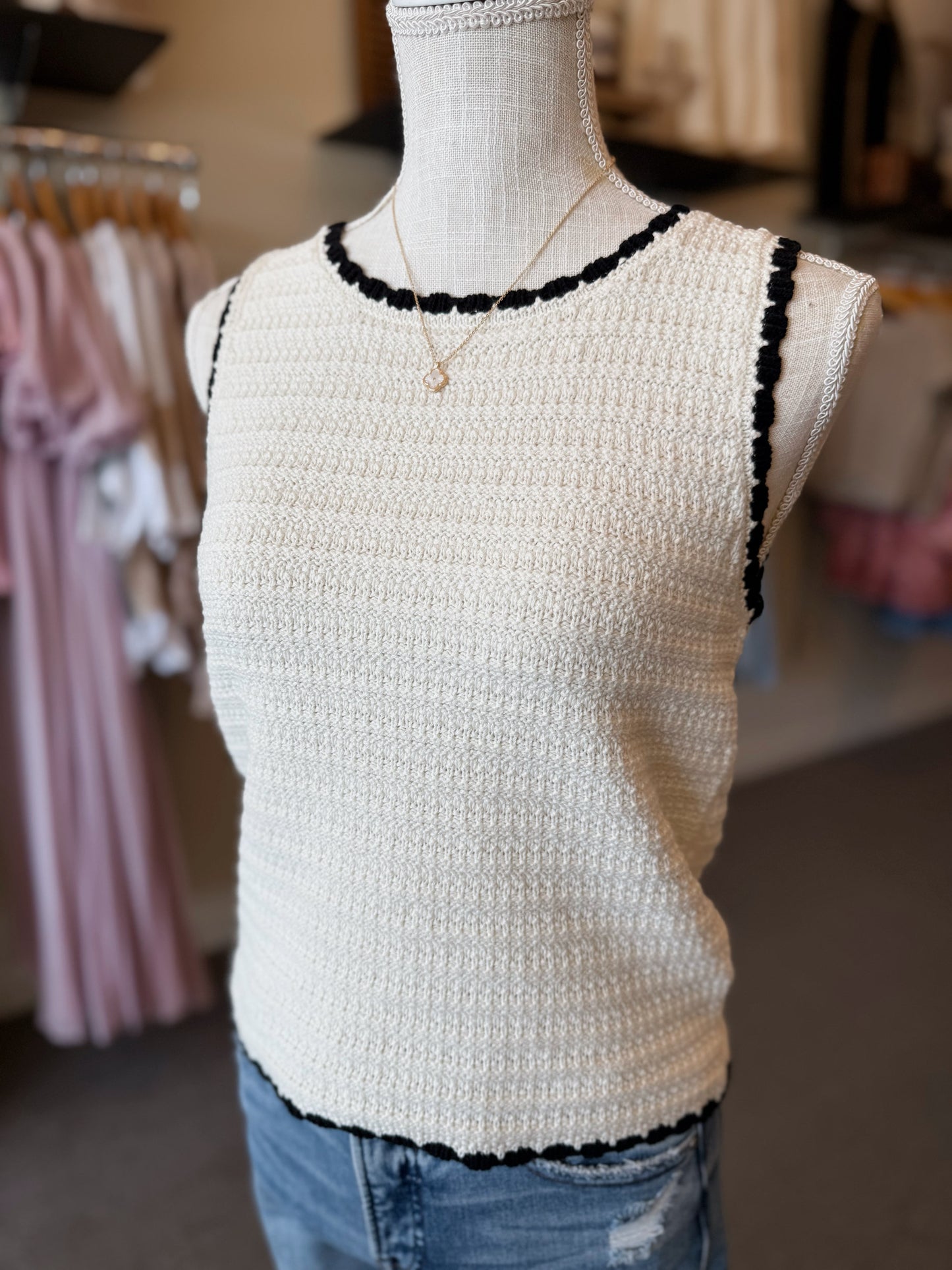 Summer Classic Tank - Ivory