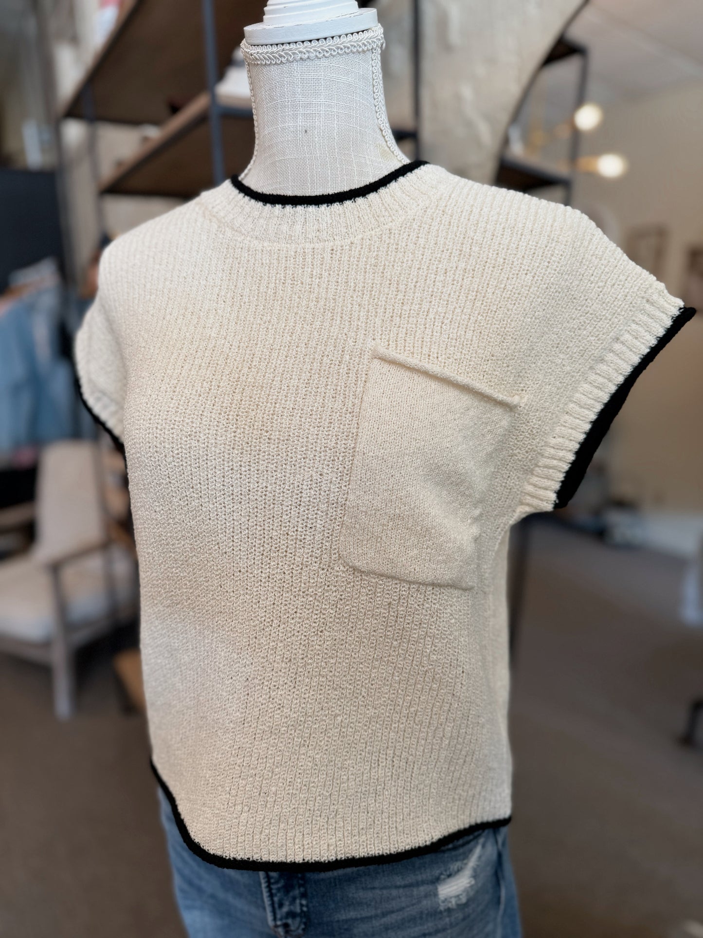 Keeley Knit Detailed Top