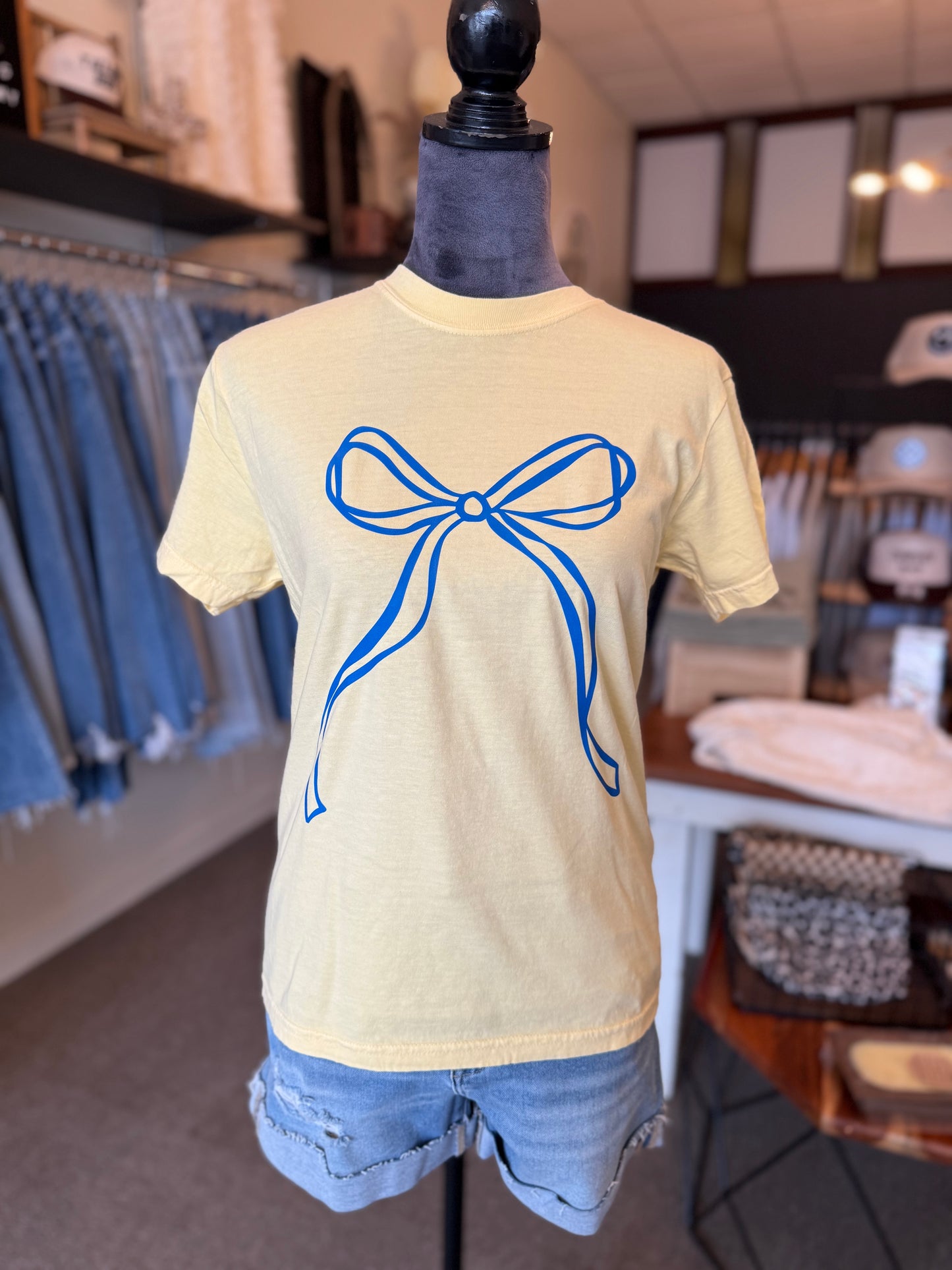 Blue Bow Summer Tee
