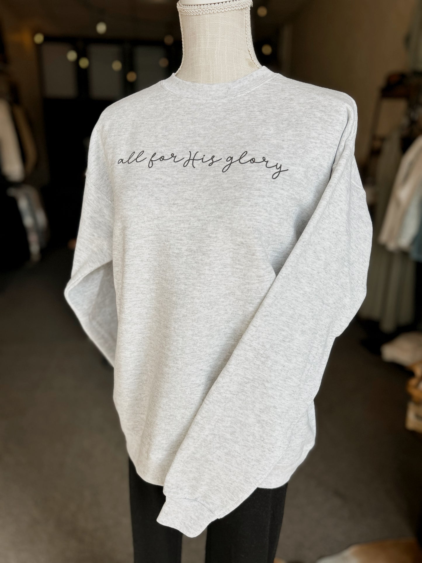 All For His Glory Pullover