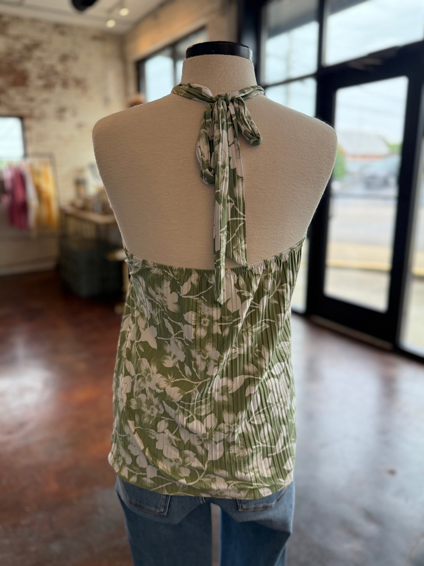 Coastal Town Halter Top