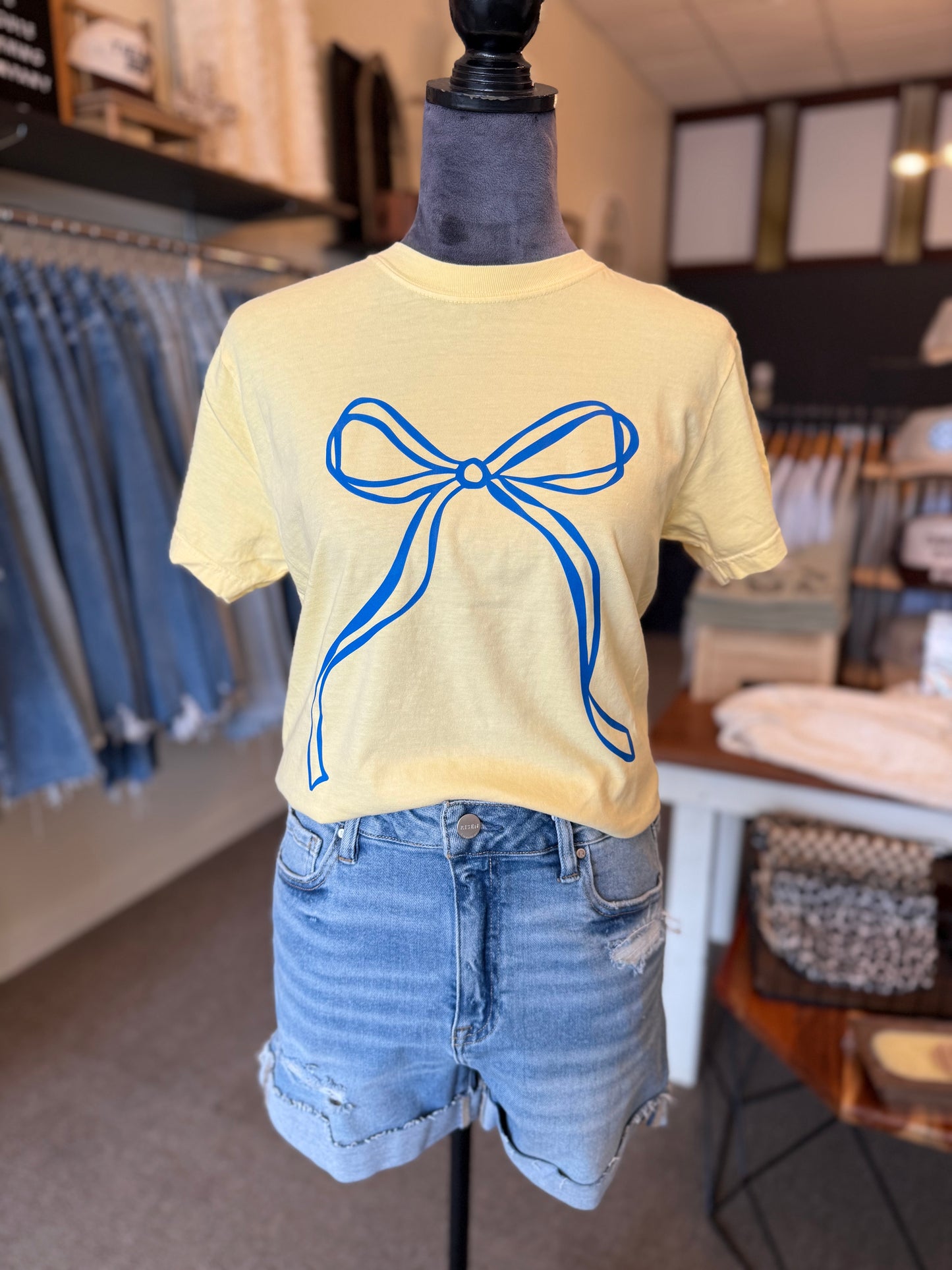 Blue Bow Summer Tee
