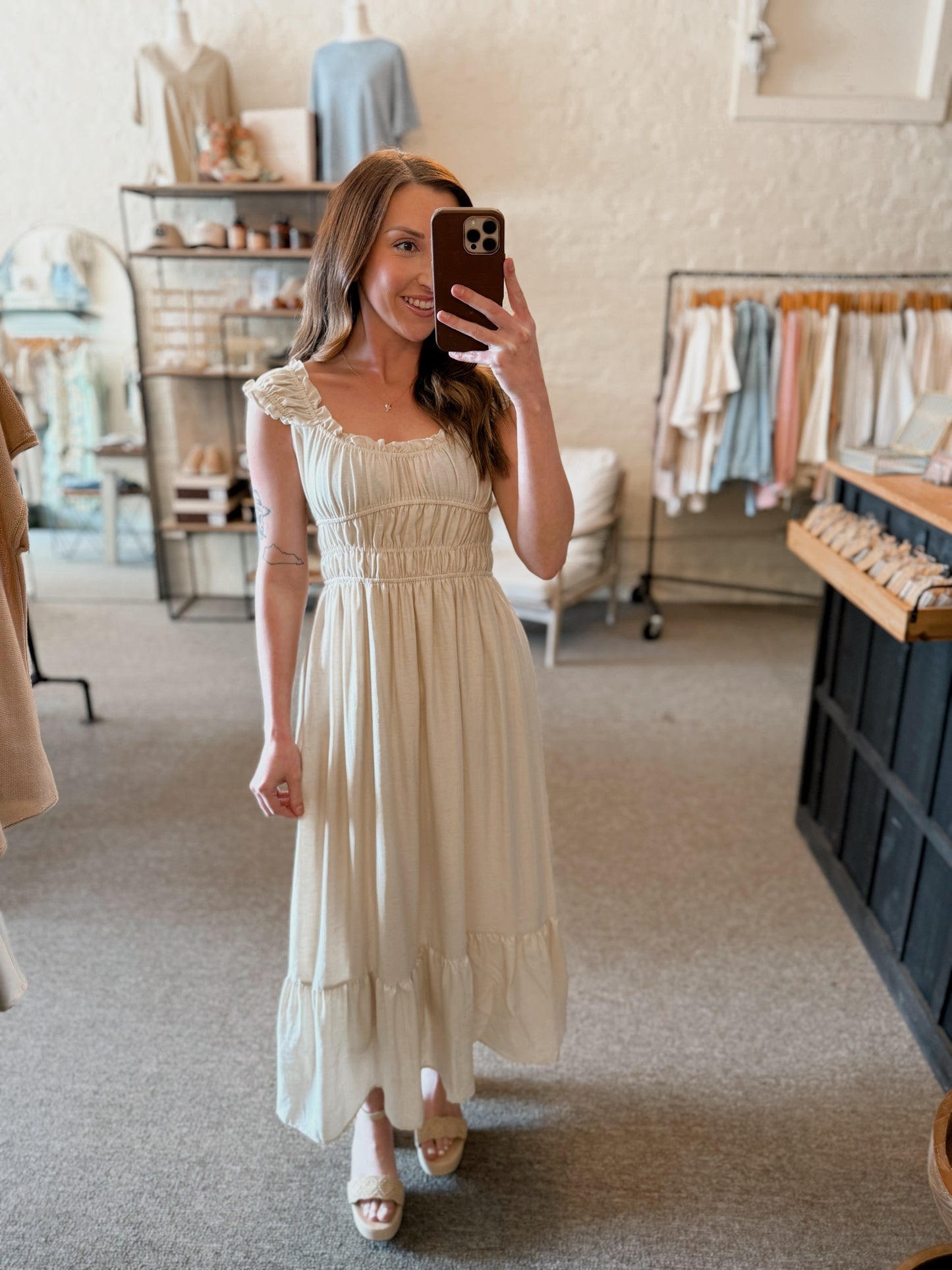 Natural Beauty Midi Dress