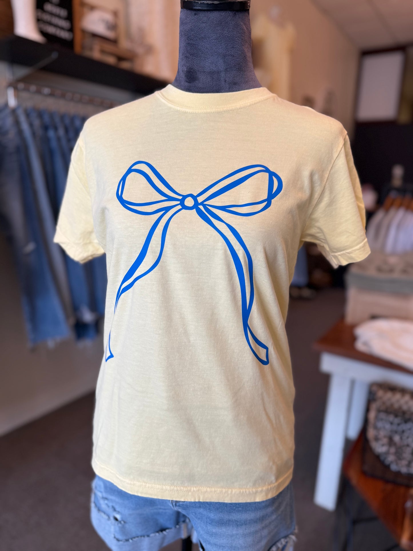 Blue Bow Summer Tee