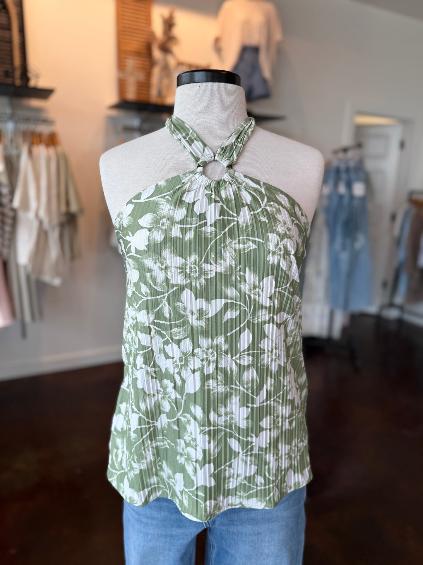 Coastal Town Halter Top