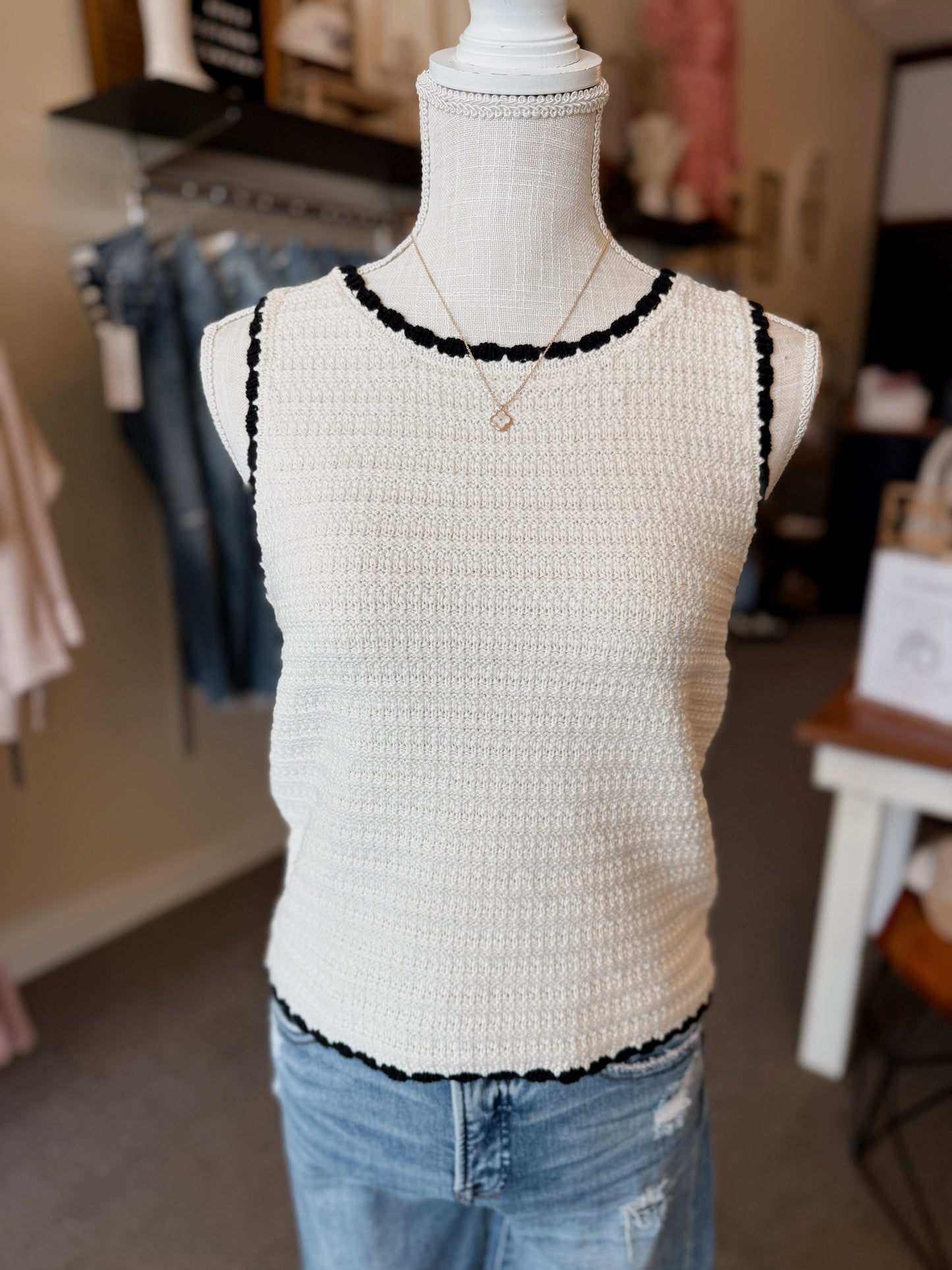 Summer Classic Tank - Ivory