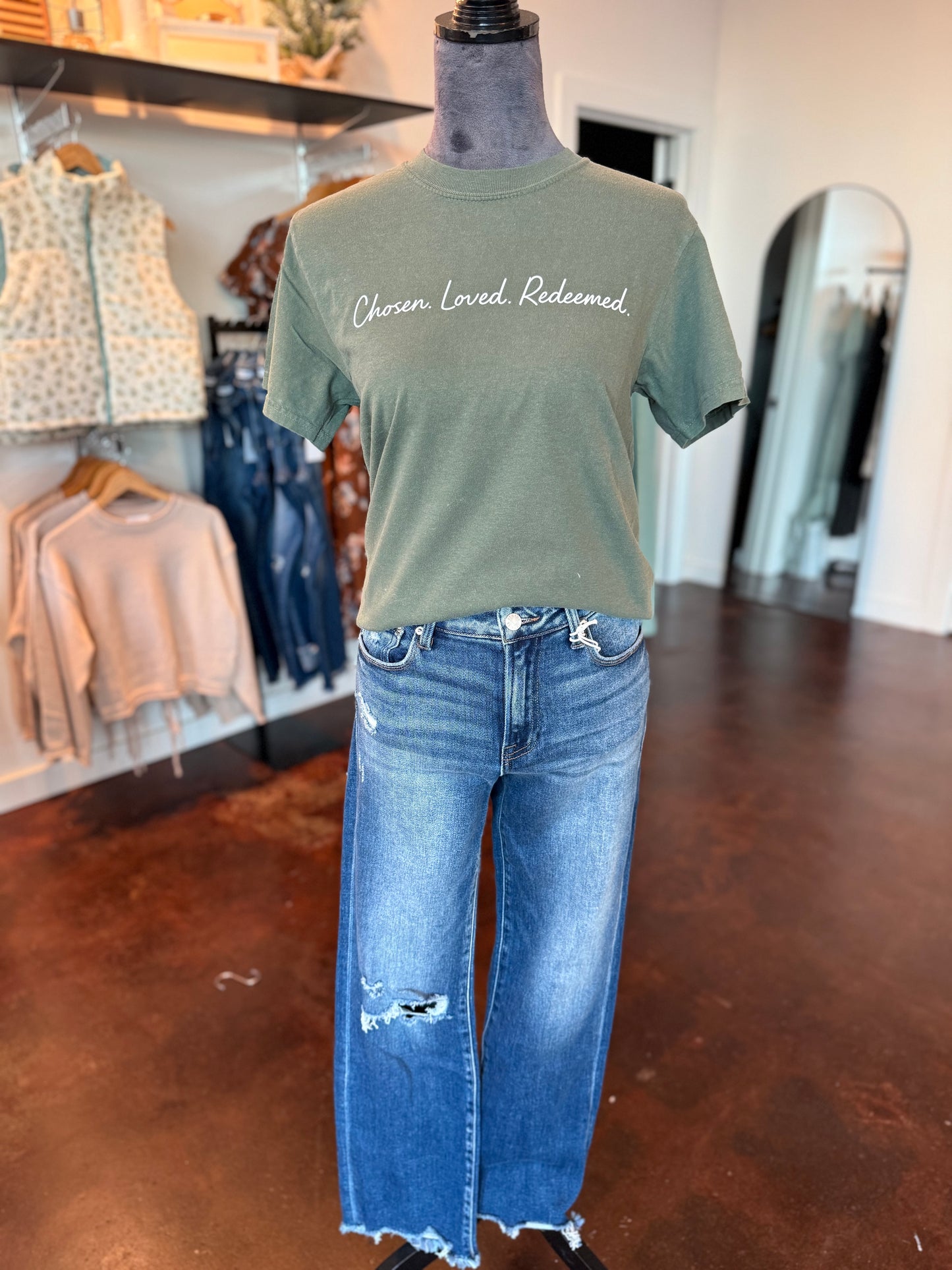 Chosen, Loved, Redeemed Tee