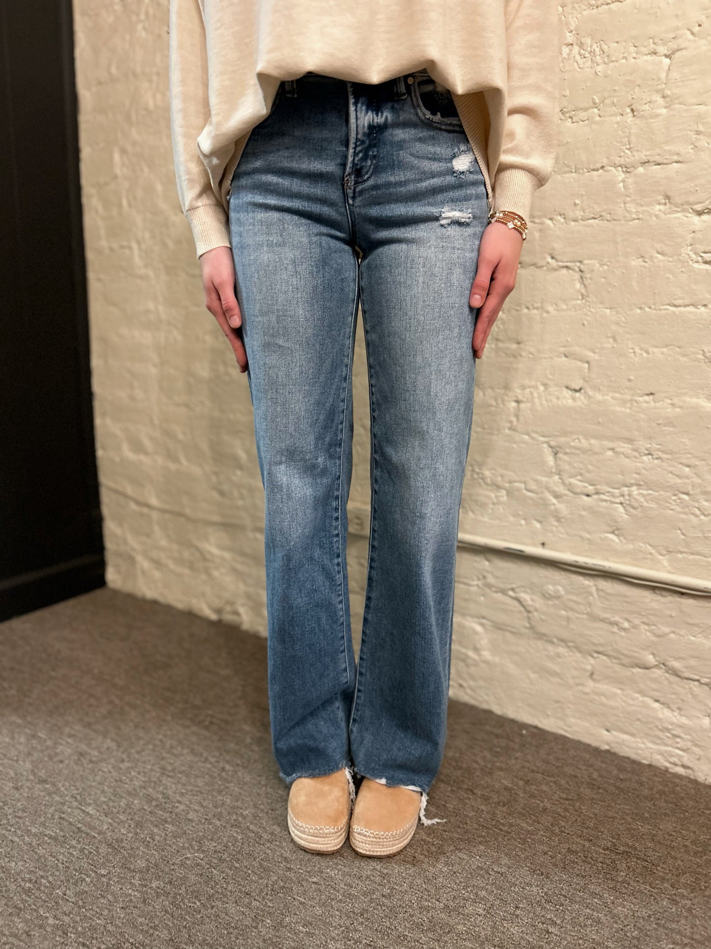 Brooke Wide Boot Cut Jeans