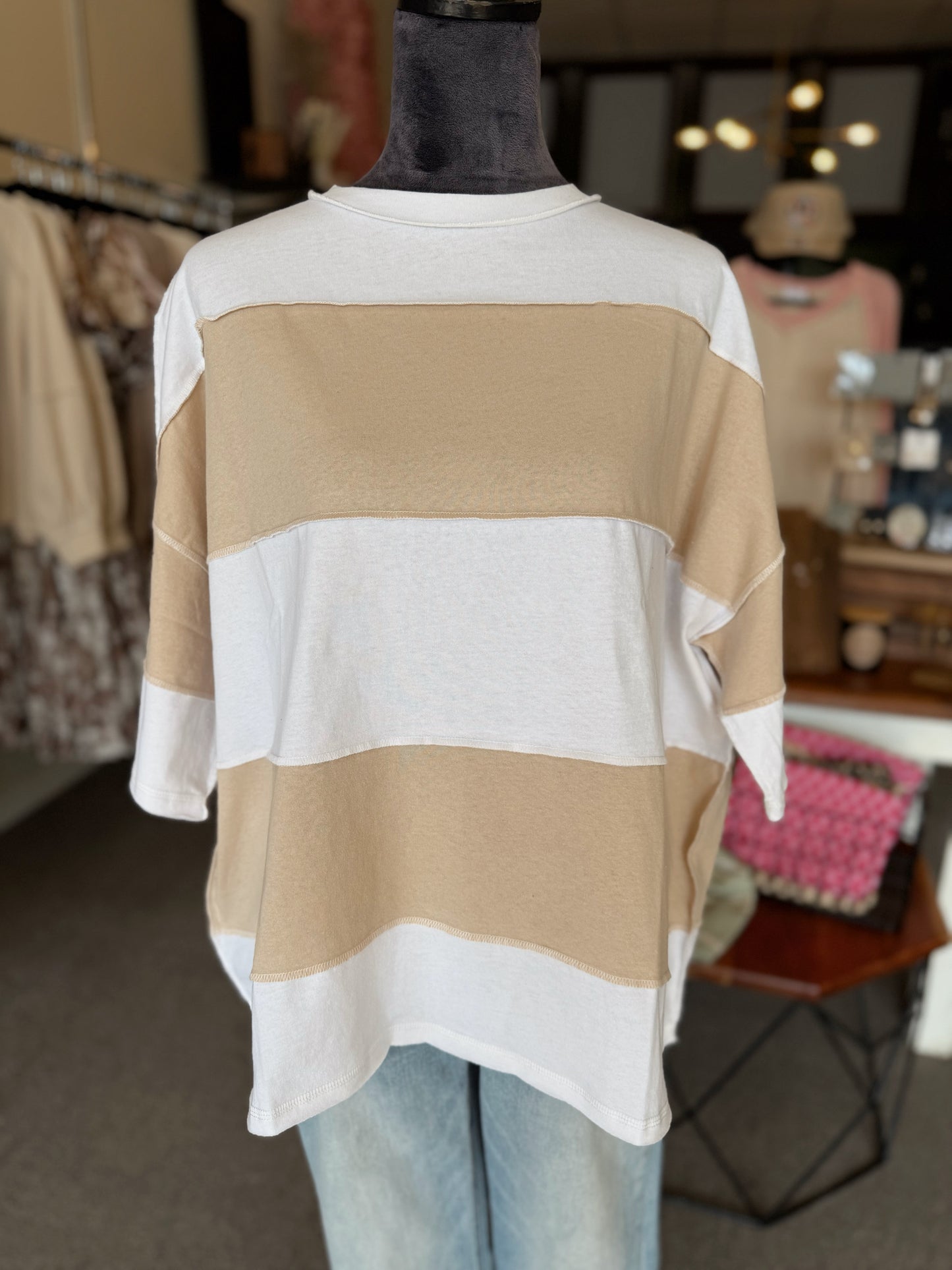 Popular Color Block Tee