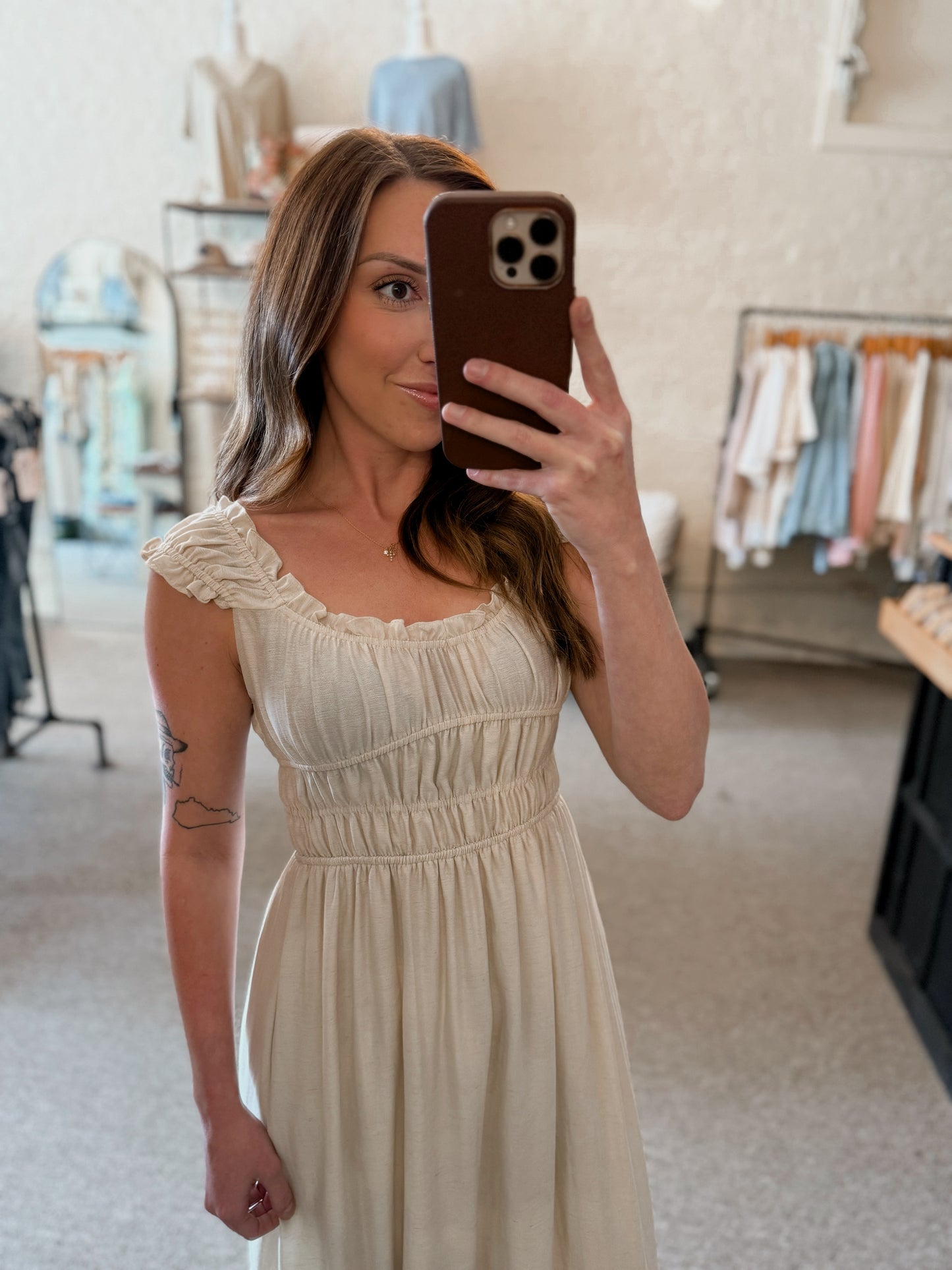 Natural Beauty Midi Dress