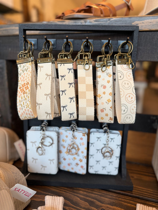 Canvas Wrist Keychains