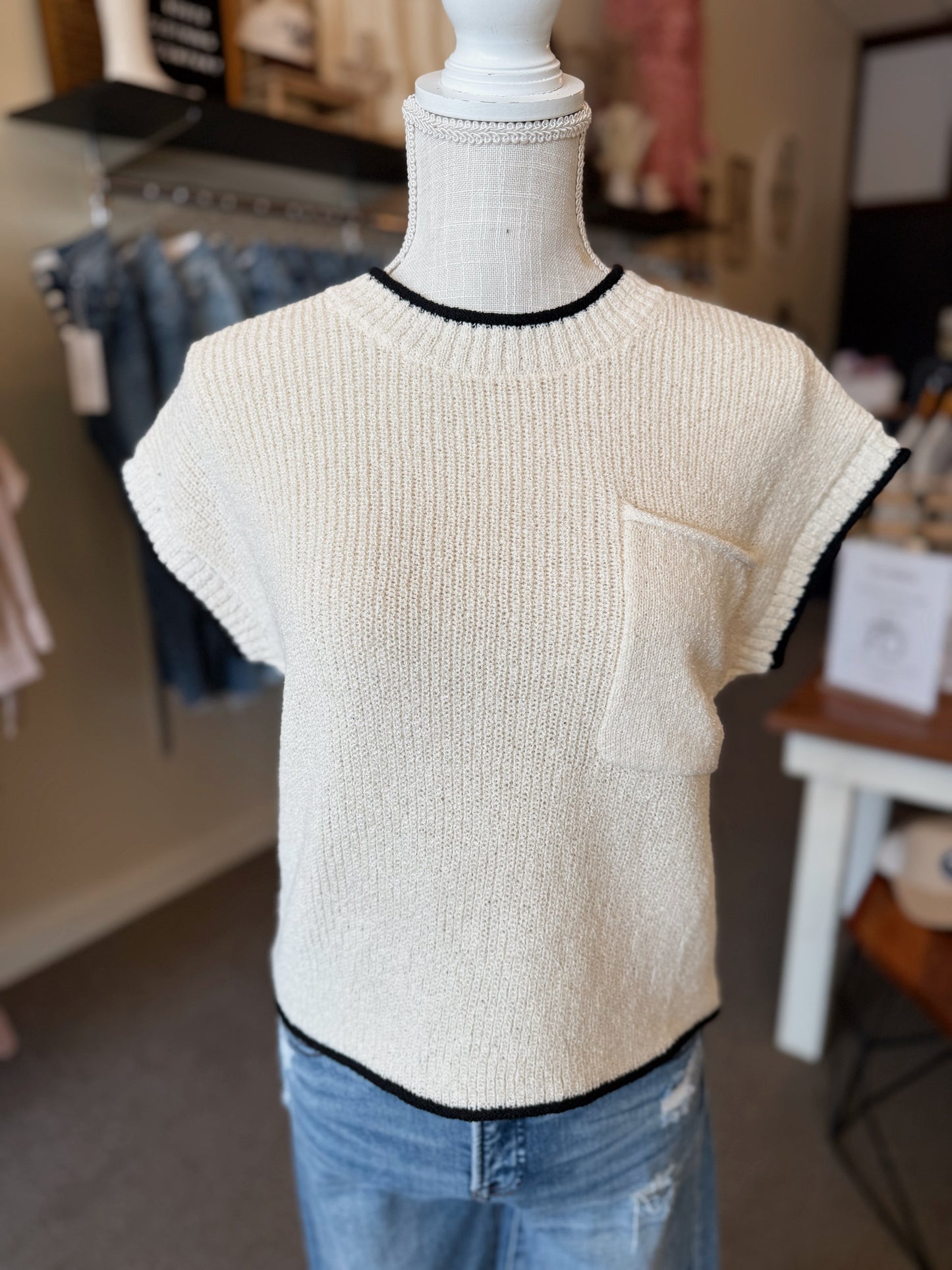 Keeley Knit Detailed Top