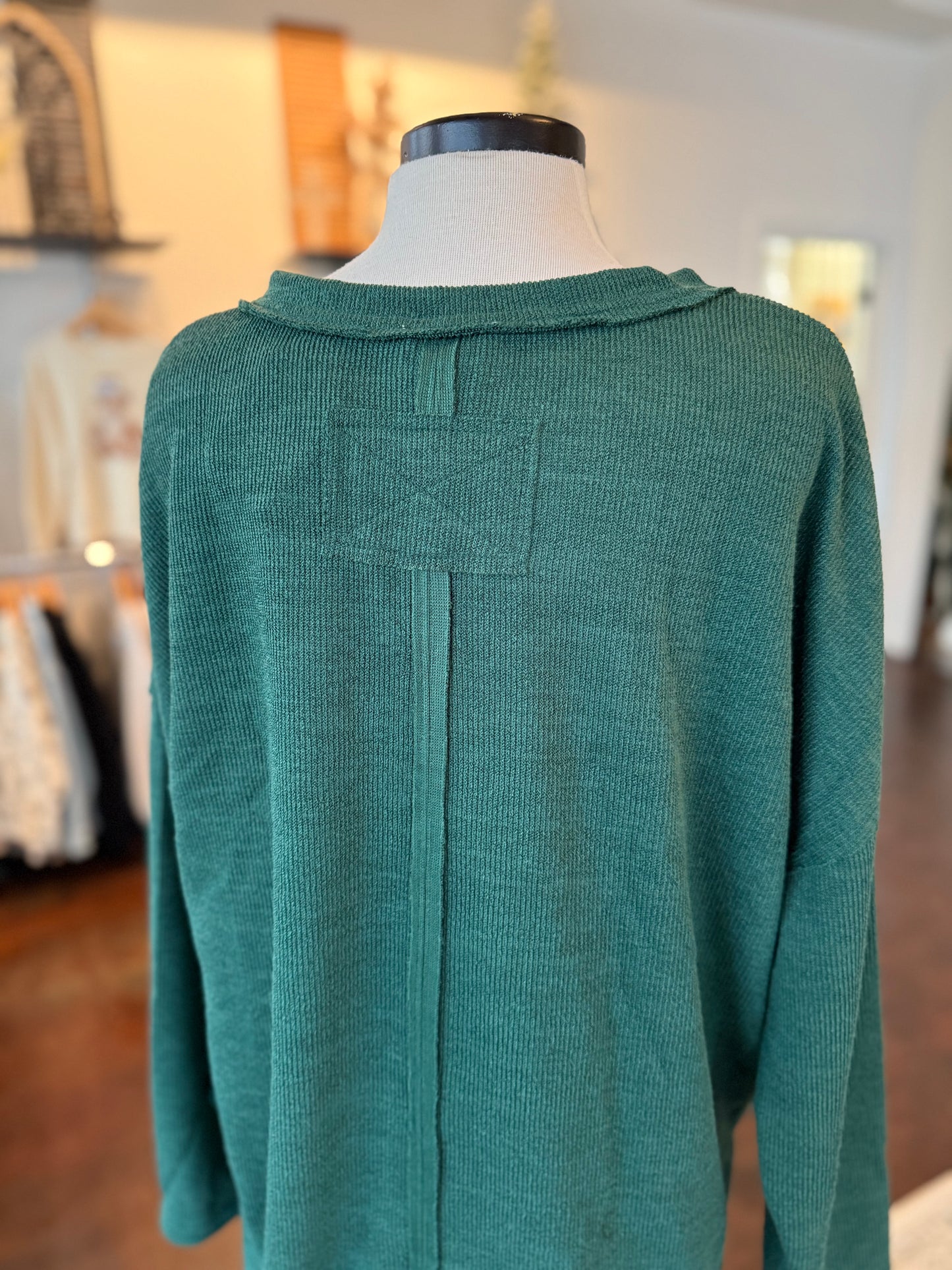 Solid Knit Top (Plus)