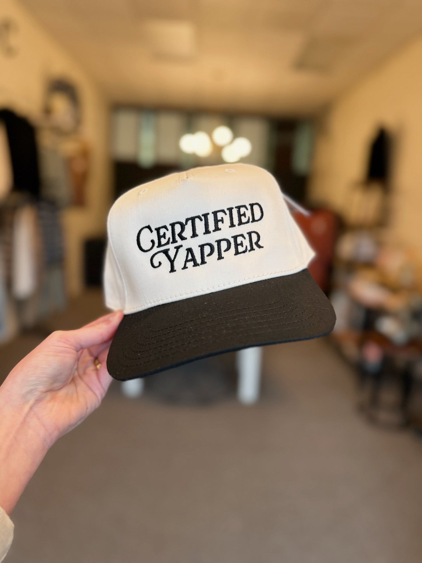 Certified Yapper Embroidered Hat
