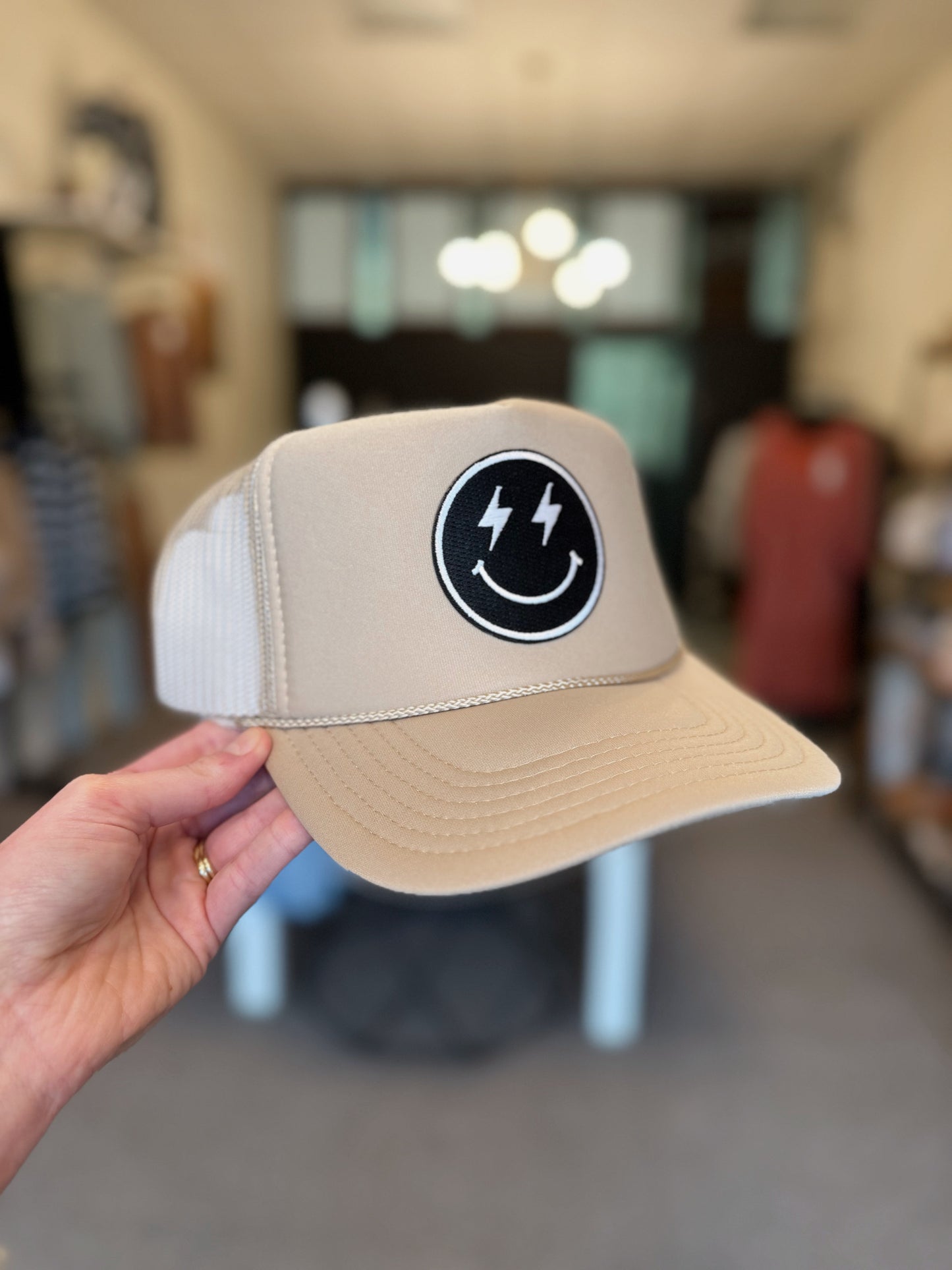 Smiley Trucker Hat