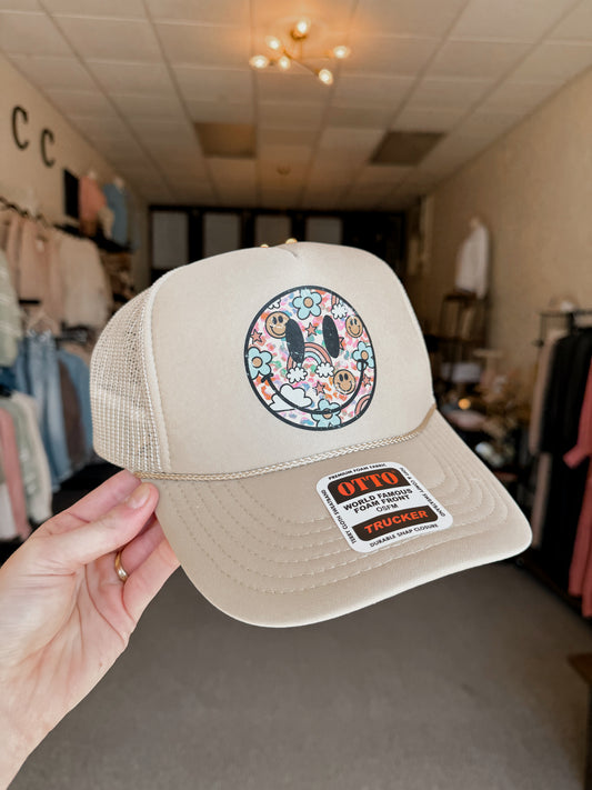 Smiley Trucker Hat