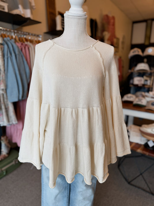 Sayin What I'm Thinkin' Babydoll Top