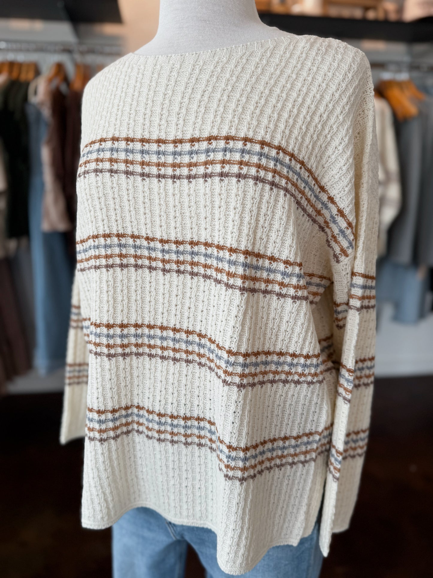 Stripe Knit Sweater