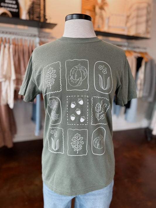 Fall Stamps Tee