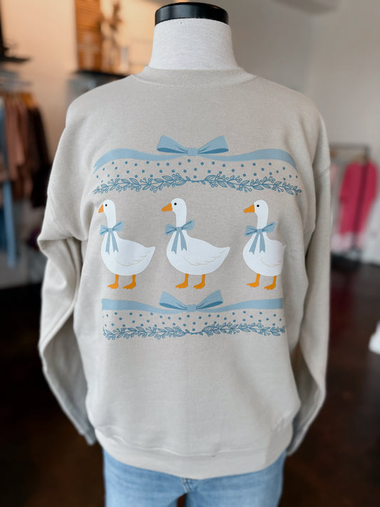 Vintage Inspired Duck Pullover