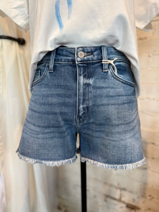 Avery High Rise Denim Shorts