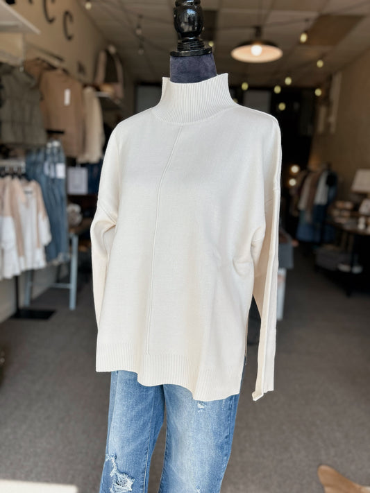 Cozy Chick Mock Neck Sweater