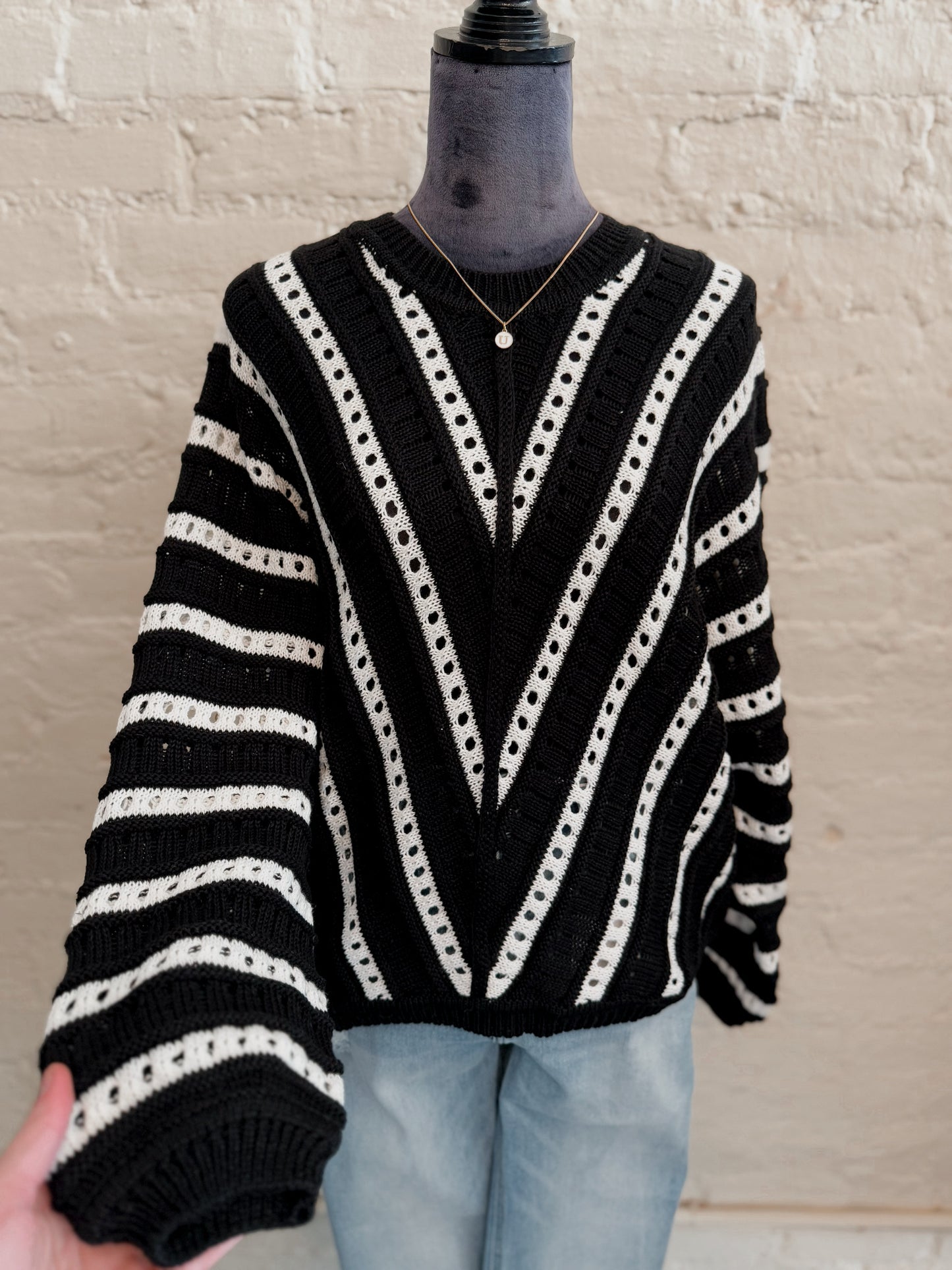 Chevron Knit Sweater