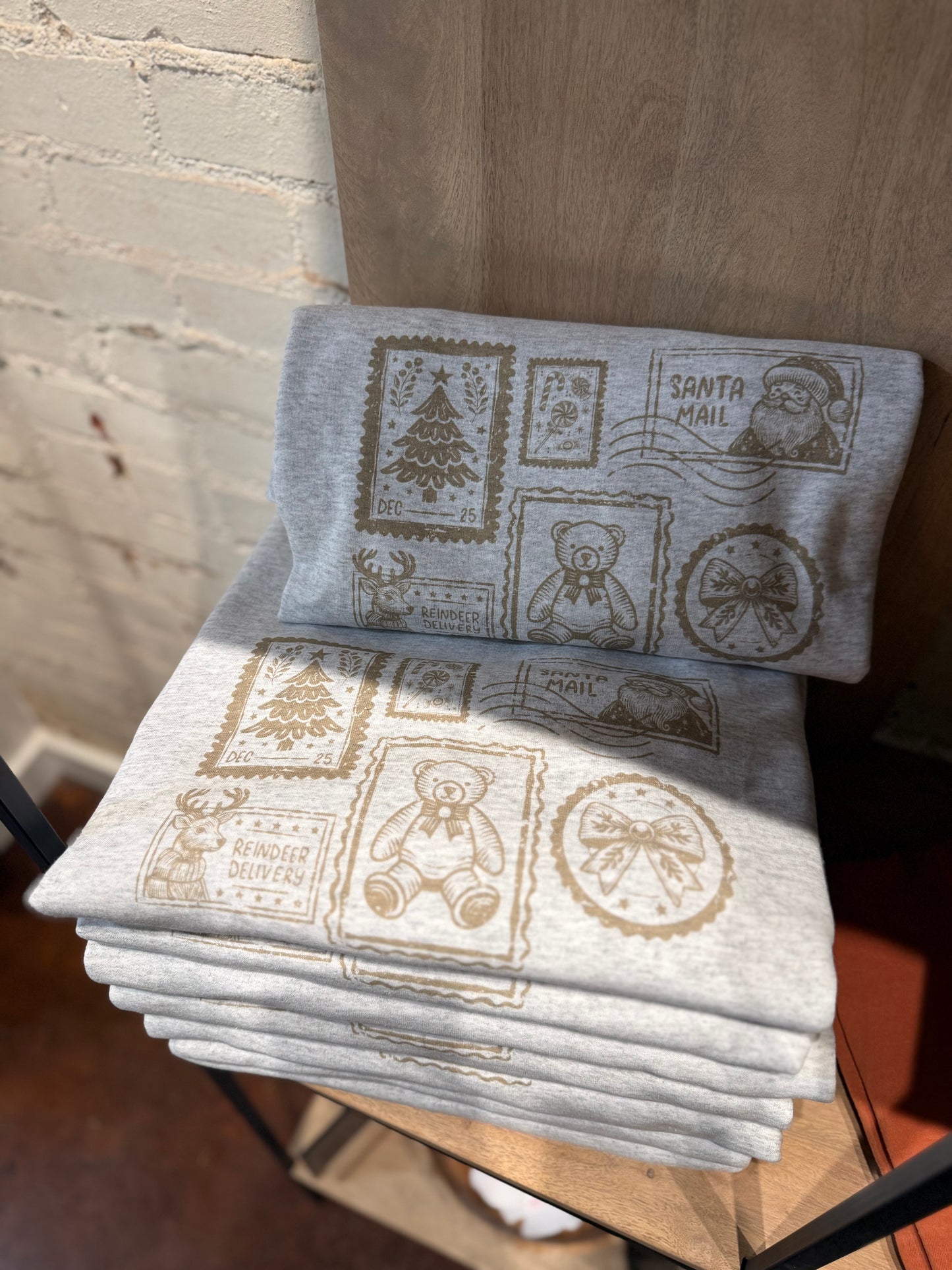 Christmas Stamps Pullover