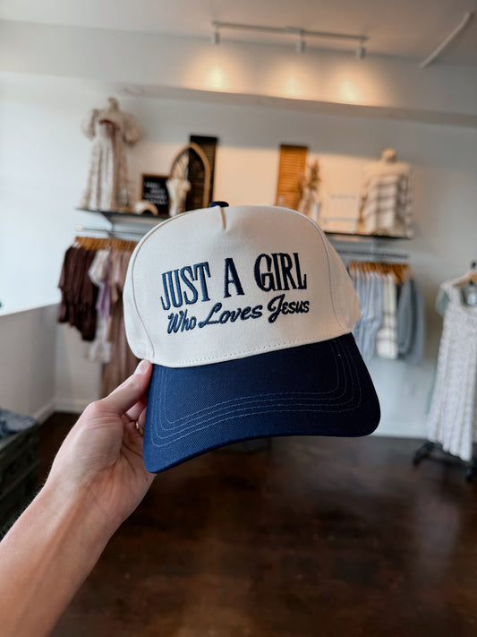 Just A Girl Who Loves Jesus Hat