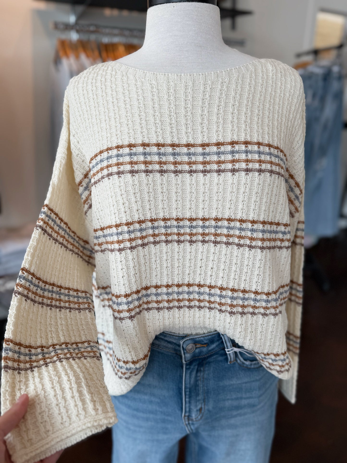 Stripe Knit Sweater