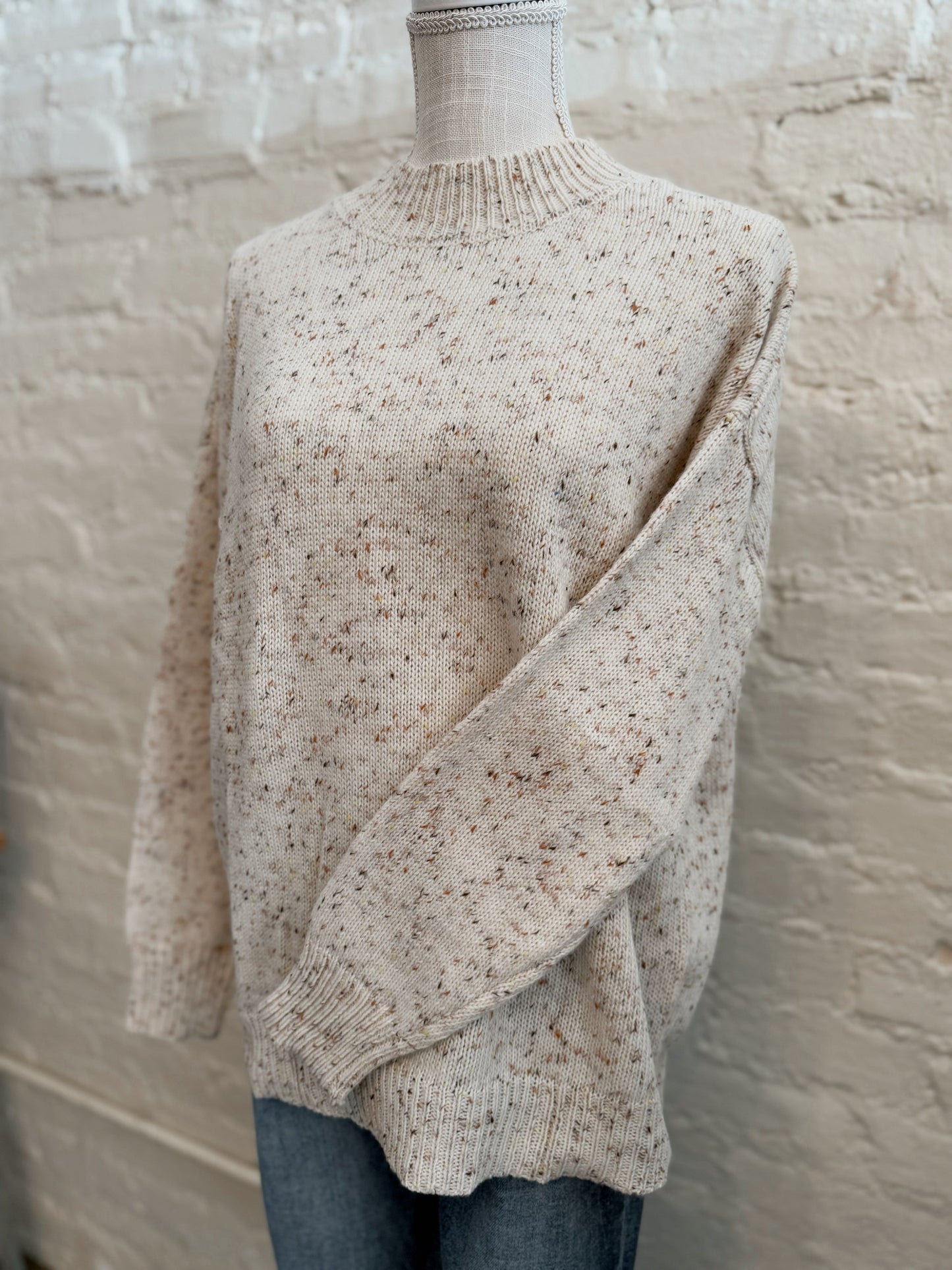 Everyday Speckled Knit Sweater