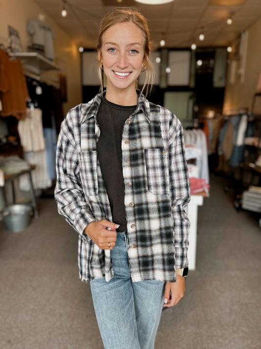 Cool Girl Plaid Flannel