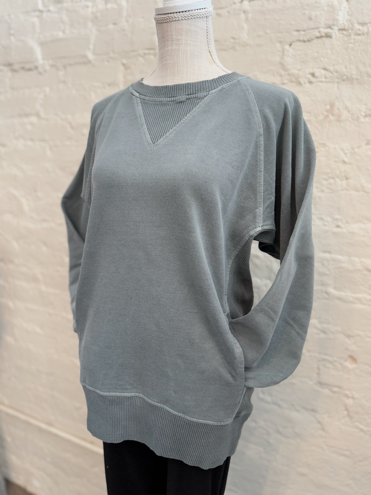 Mineral Washed Pullover