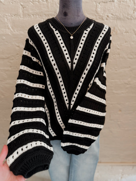 Chevron Knit Sweater