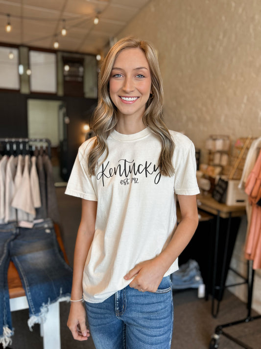 Hand Lettered Kentucky Tee (RESTOCKED)