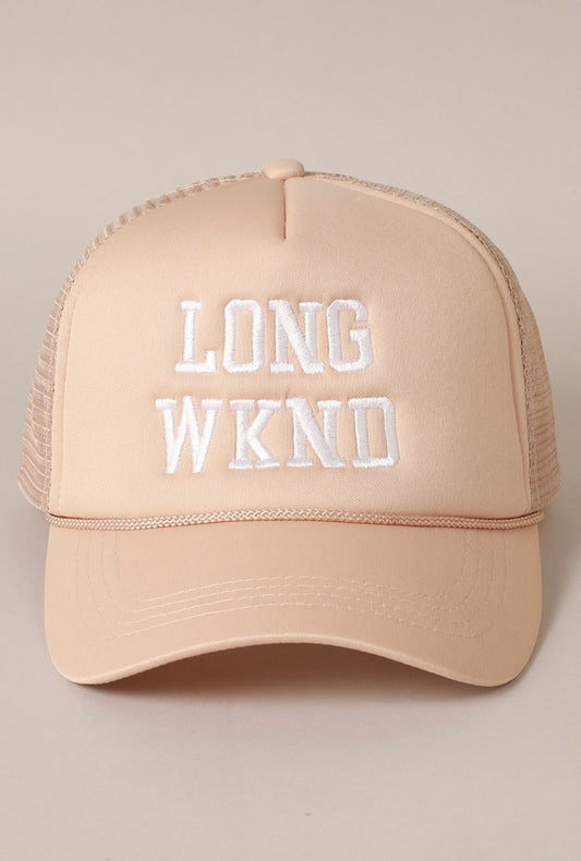 Long Weekend Trucker Hat