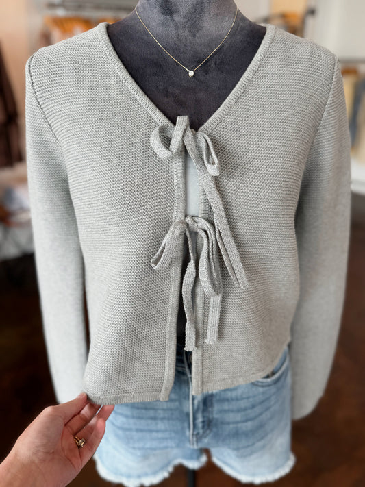 Tie Front Sweater