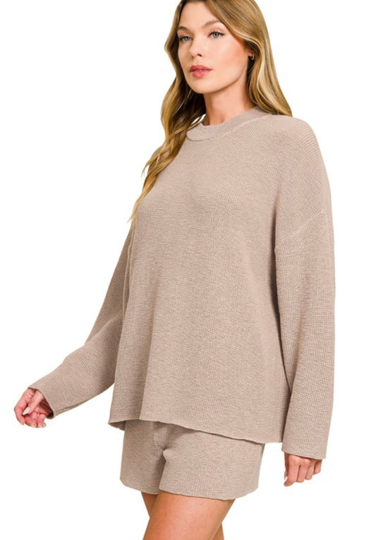 Sweater & Shorts Set