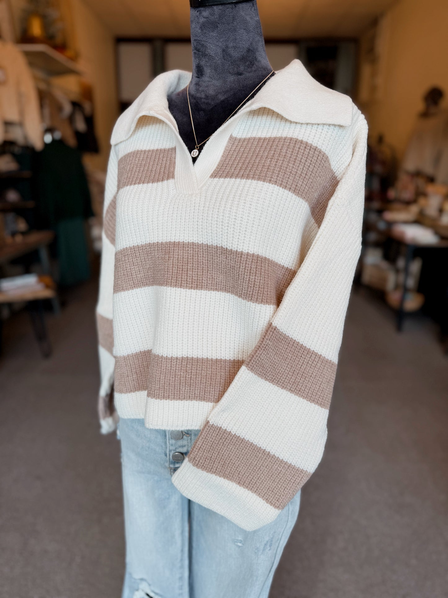 Collared Threads Sweater