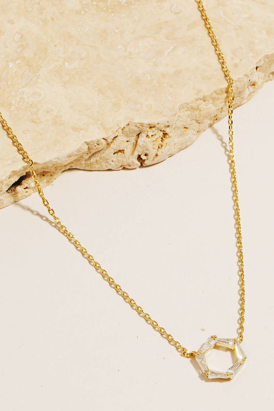 Hoop Pendant Necklace